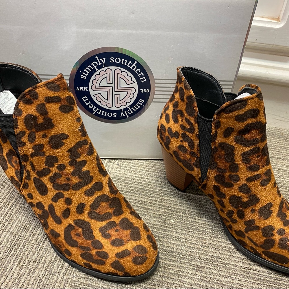 New Simply Southern Animal Print Booties